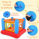Inflatable Bounce House with Clear Walls and Shaped Openings – separate air chambers and pump exclusion