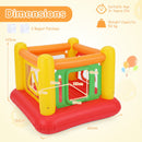 Inflatable Bounce House with Clear Walls and Shaped Openings – dimensions age and total load