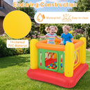 Inflatable Bounce House with Clear Walls and Shaped Openings – PVC surface and garden play