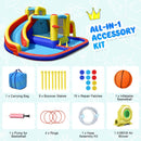 Inflatable Water Park with Curved Slide and 680W Blower – supplied accessories and 680W blower