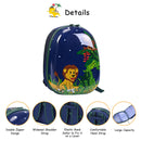 Jungle Animals Kids Suitcase and Backpack Set – backpack handles and shoulder straps