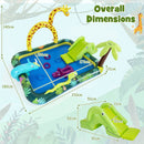 Jungle Spray Pool with Giraffe and Slide – pool and slide dimensions