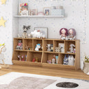 Five-cubby kids book and toy storage cabinet, Natural, product view 05