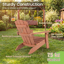 Kids Adirondack Chair in Natural, Pink or White – natural chair frame and supports