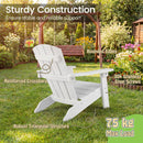 Kids Adirondack Chair in Natural, Pink or White – white chair frame and supports