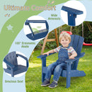 Kids Adirondack chair in Navy seat and armrests