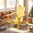 Kids Adirondack chair in Yellow in a reading corner