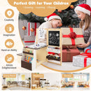 Kids Art Table and Bench with Adjustable Double-Sided Easel, Coffee, view 12