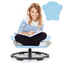 Kids Elephant Swivel Chair with Metal Base - Blue view 7