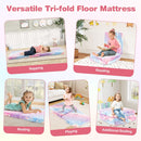 Kids Folding Floor Mattress for Ages 3+ – Colourful view 3