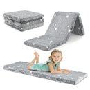 Kids Folding Floor Mattress for Ages 3+ – Grey view 2