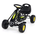 Kids Pedal Go Kart with Adjustable Seat – front view