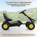 Kids Pedal Go Kart with Adjustable Seat – two seat positions