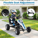 Kids Pedal Go Kart with Freewheel Control – two seat positions