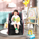 Kids Push-Back Recliner with Side Pockets, Red, view 7