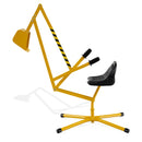 Kids Sit-On Sand Digger with Rotating Seat – raised bucket side view