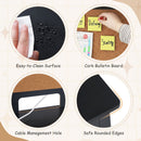 Kids Study Desk and Chair with Cork Noticeboard – cork board and cable opening