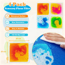 Liquid Sensory Floor Tiles, Four or Nine Piece Set – four piece size and wipe clean surface