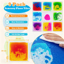 Liquid Sensory Floor Tiles, Four or Nine Piece Set – nine piece size and wipe clean surface