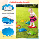 Nine-Piece Crab Stepping Stones Set – crab details and underside buckles
