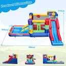 Building-block bounce house dimensions: 480 × 325 × 210 cm