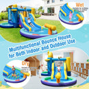 Ocean inflatable castle in wet and dry arrangements