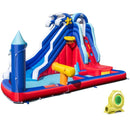 Dolphin water slide with the included 680W blower