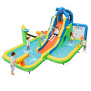 Without Blower package: water slide, splash pool and ball-play area