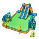With Blower package: twin-slide water park and supplied blower