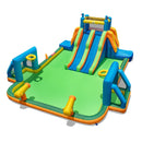 Without Blower package: twin-slide water park