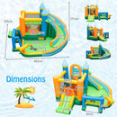 Water park dimensions and play-area measurements