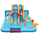 Long-slide water park without blower; a separate compatible blower is required