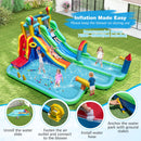 Inflatable setup requires a separate compatible 750W to 950W blower