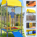 Trampoline enclosure, zipped access, handles and padded tubes