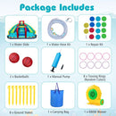 Water park package including 680 W blower and listed play accessories