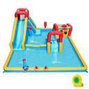 Inflatable water park and included 680W blower