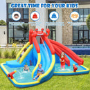 Crab water park user limits, ages 4–12, up to five children, 30 kg each and 150 kg combined
