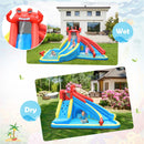 Crab inflatable water park in wet and dry arrangements