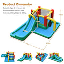 Water park dimensions: 470 by 370 by 190 cm