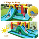 Wet or dry play configurations for the water park