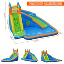 Inflatable water slide dimensions: 400 by 300 by 250 cm