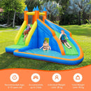 Water slide limits: ages 3 to 10, maximum three children, 30 kg per child and 90 kg total