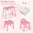 Pink Kids Pretend Nail Salon Table, Chair and Stool, Pink, view 5