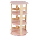Pink Three-Tier Rotating Kids Bookcase – Pink rotating bookcase hero