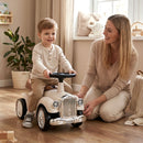 Adult-supervised ride-on play – White