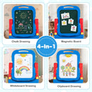 Chalk, magnetic, whiteboard and paper drawing surfaces