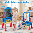 Two easel height settings