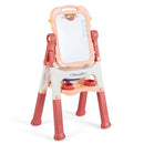 Peach and pink art easel