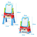 Rotating Kids Art Easel with Two Leg Heights – Blue, view 4