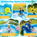 Shark Slide and Lighthouse Spray Pool – shark slide and fishing activities